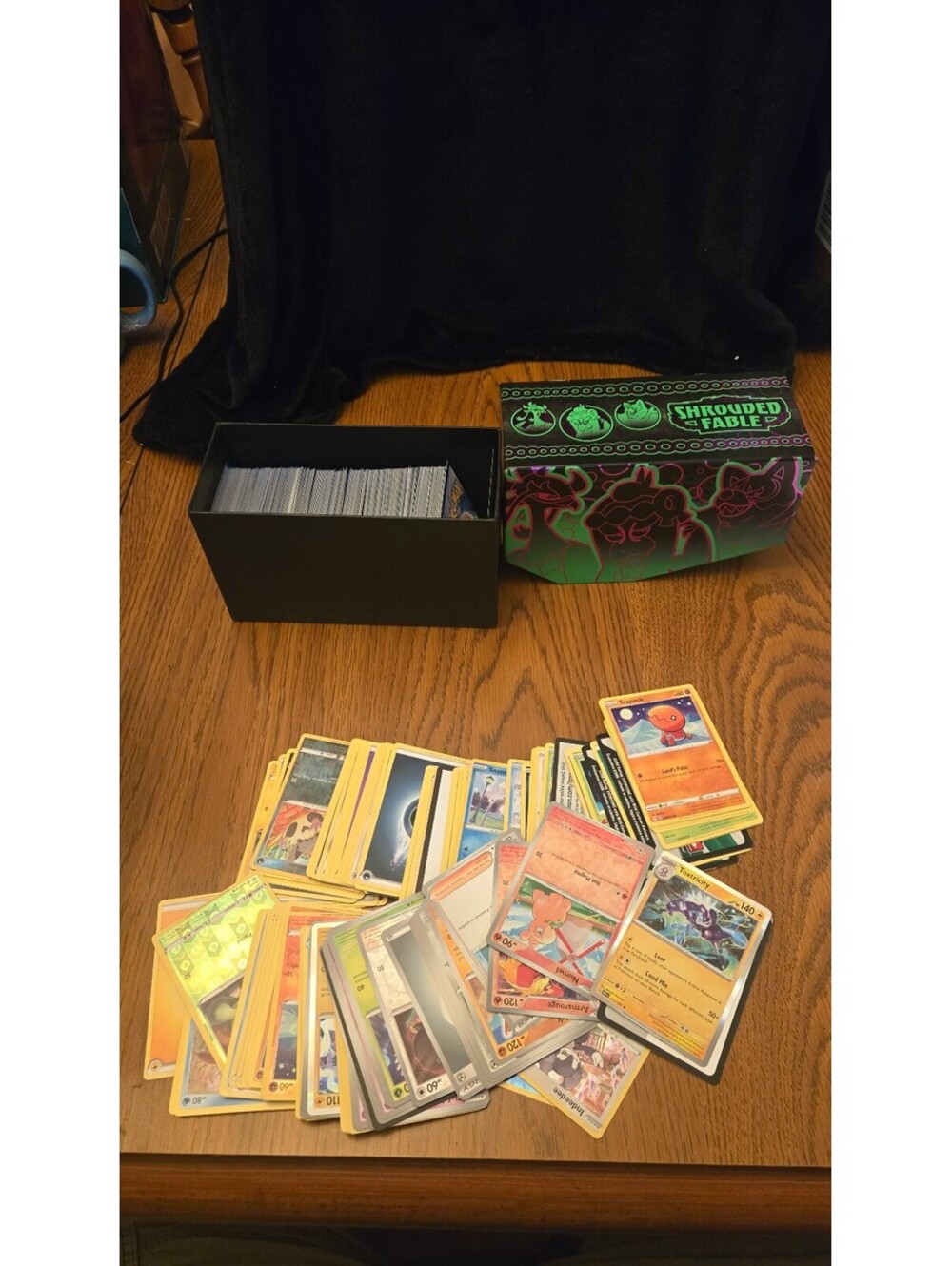 Pokémon Trading Card Game Bulk Lot with Storage Box